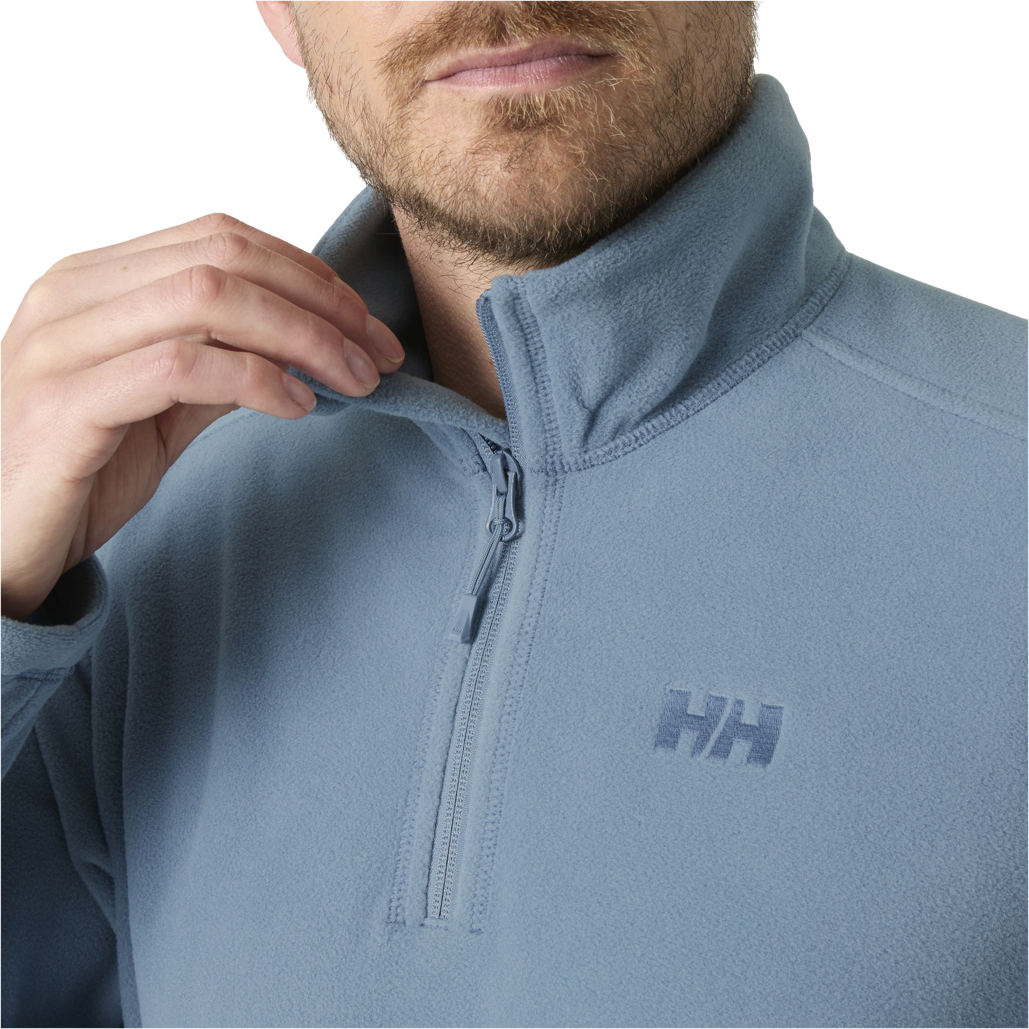 2026 Helly Hansen Hommes Daybreaker 1/2 Zip Fleece 50844 - Washed Navy